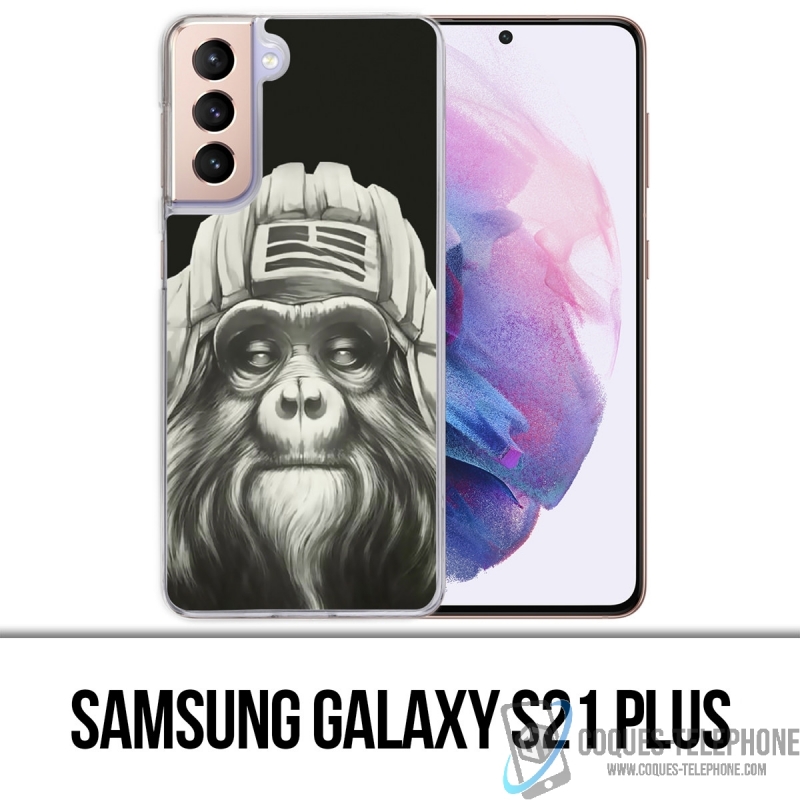 Funda Samsung Galaxy S21 Plus - Aviator Monkey Monkey