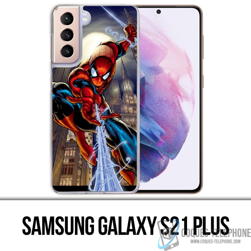 Coque Samsung Galaxy S21 Plus - Spiderman Comics