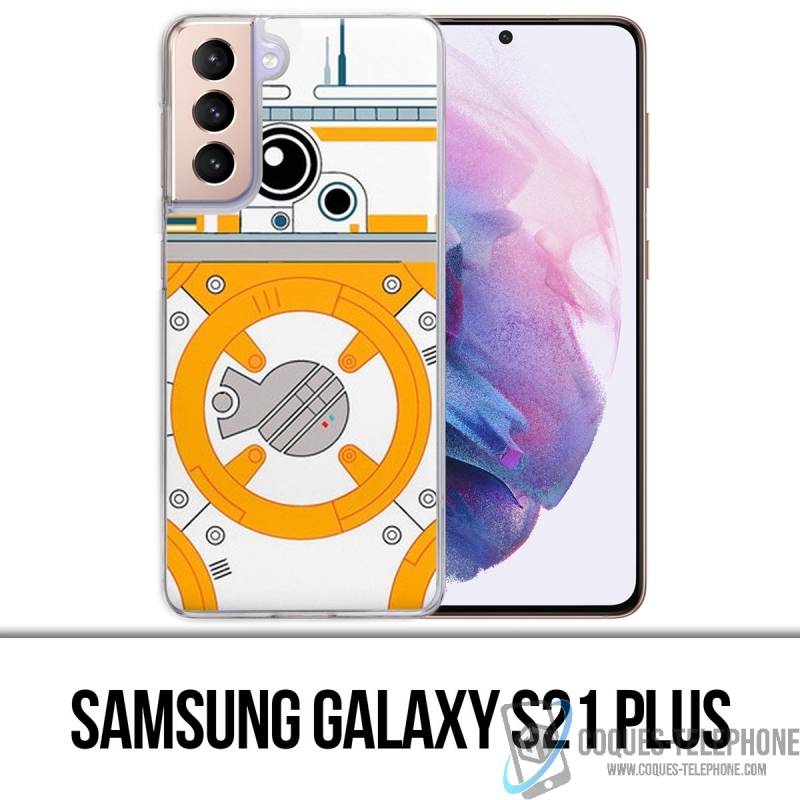 Custodia per Samsung Galaxy S21 Plus - Star Wars Bb8 Minimalist