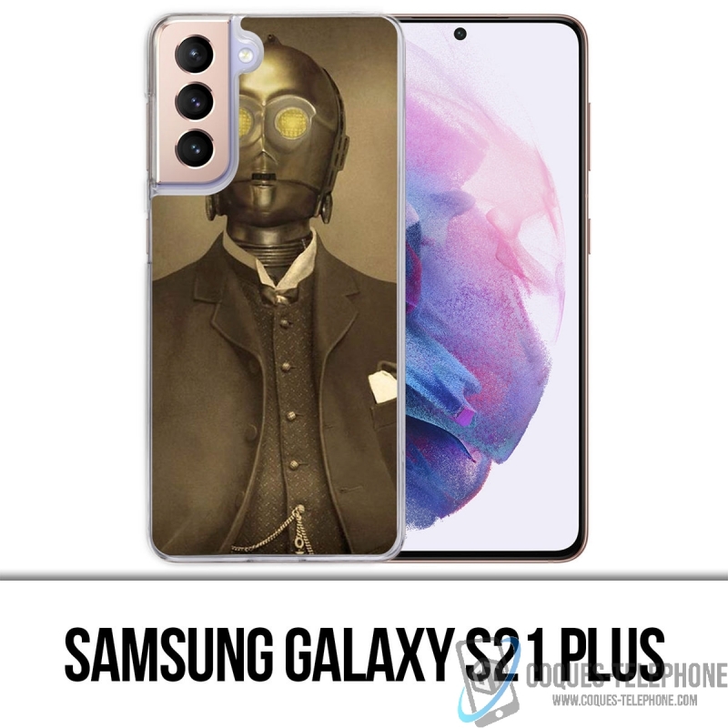 Coque Samsung Galaxy S21 Plus - Star Wars Vintage C3Po