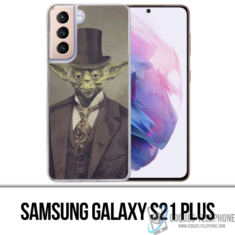 Coque Samsung Galaxy S21 Plus - Star Wars Vintage Yoda