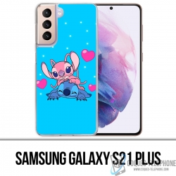 Custodia per Samsung Galaxy S21 Plus - Stitch Angel Love