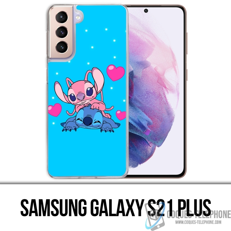 Coque Samsung Galaxy S21 Plus - Stitch Angel Love