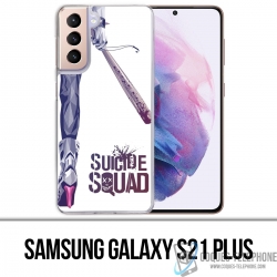 Samsung Galaxy S21 Plus Case - Selbstmordkommando Harley Quinn Leg