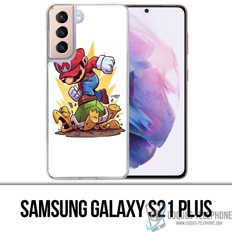 Coque Samsung Galaxy S21 Plus - Super Mario Tortue Cartoon