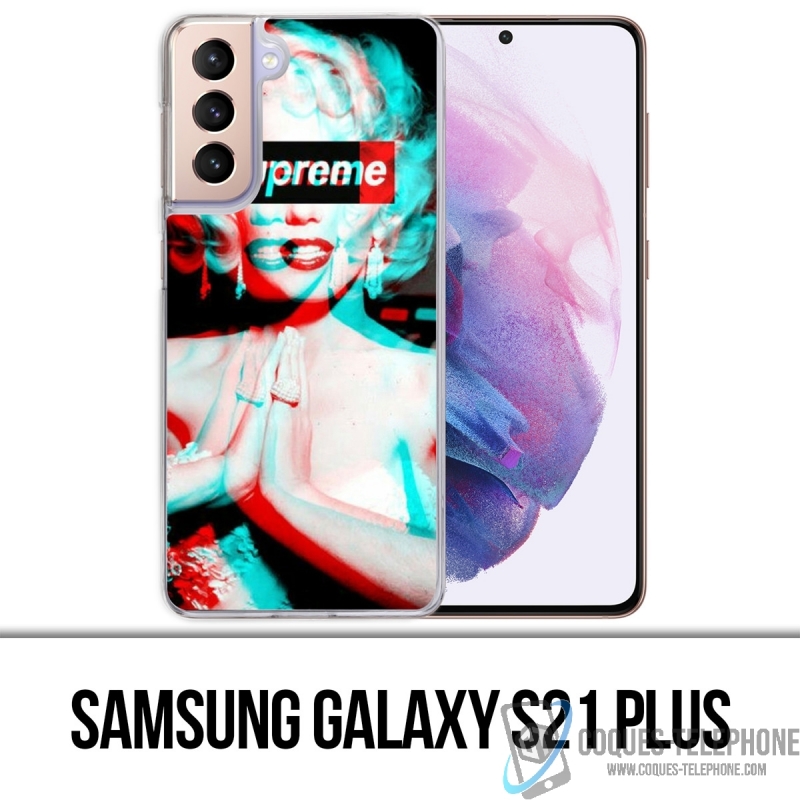 Custodia per Samsung Galaxy S21 Plus - Supreme Marylin Monroe