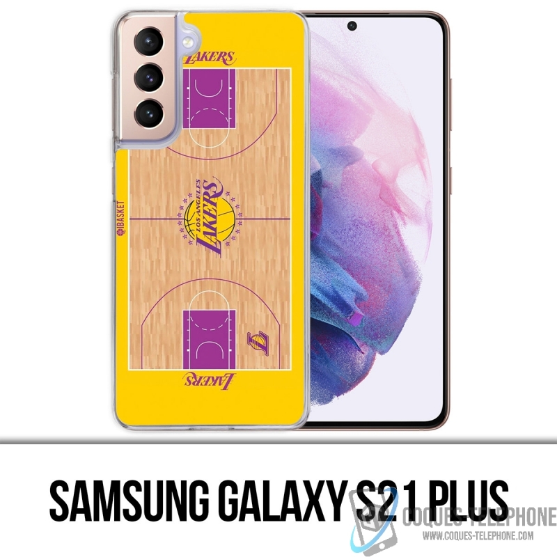 Custodia per Samsung Galaxy S21 Plus - Besketball Lakers Nba Field