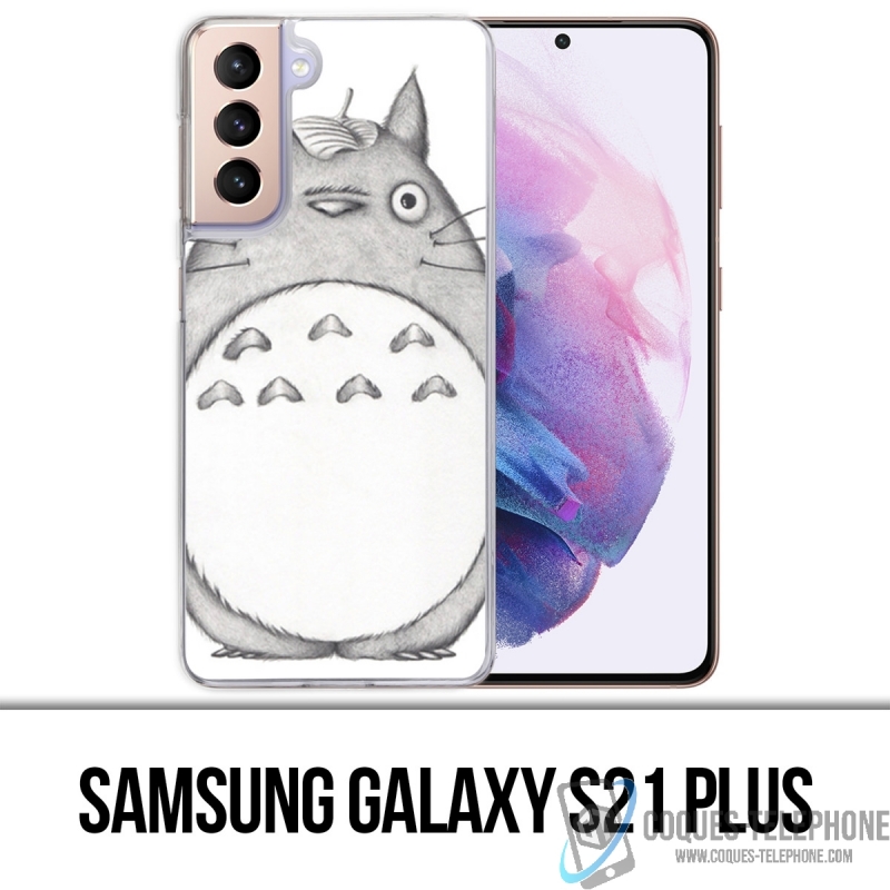 Coque Samsung Galaxy S21 Plus - Totoro Dessin