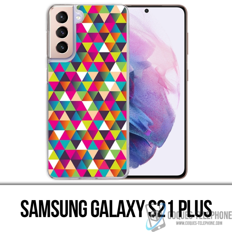 Custodia per Samsung Galaxy S21 Plus - Triangolo multicolore