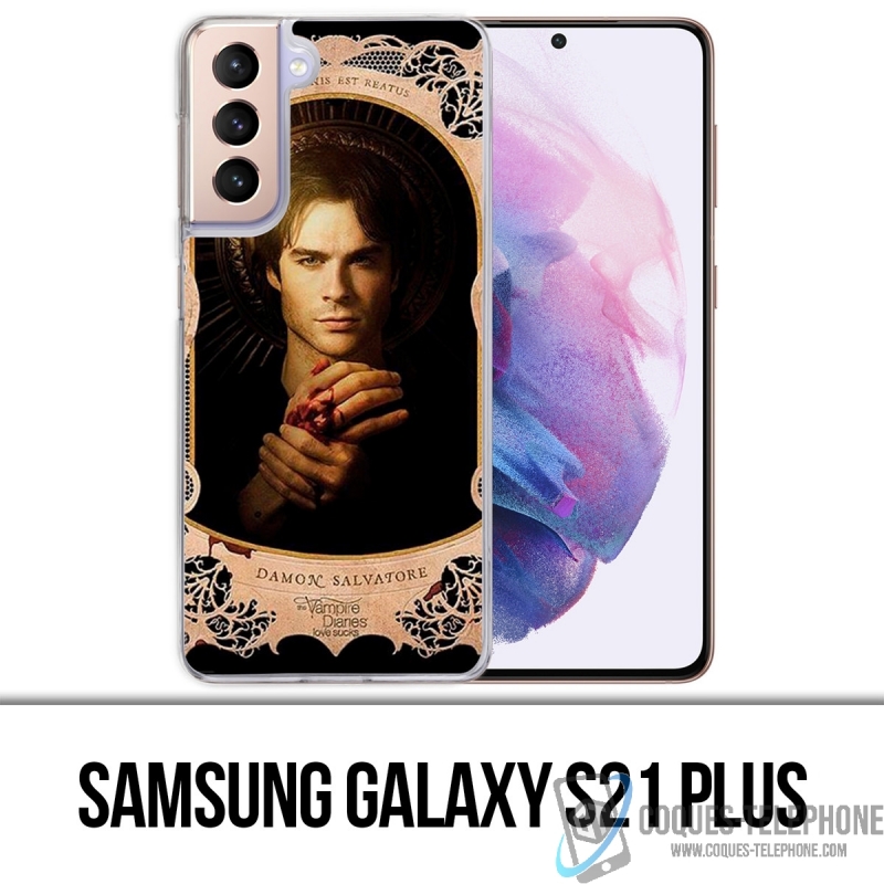 Coque Samsung Galaxy S21 Plus - Vampire Diaries Damon