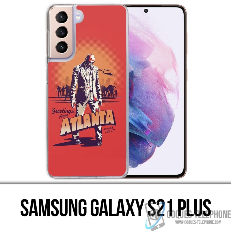 Coque Samsung Galaxy S21 Plus - Walking Dead Greetings From Atlanta
