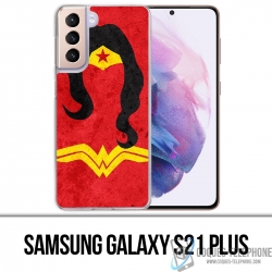 Coque Samsung Galaxy S21 Plus - Wonder Woman Art Design