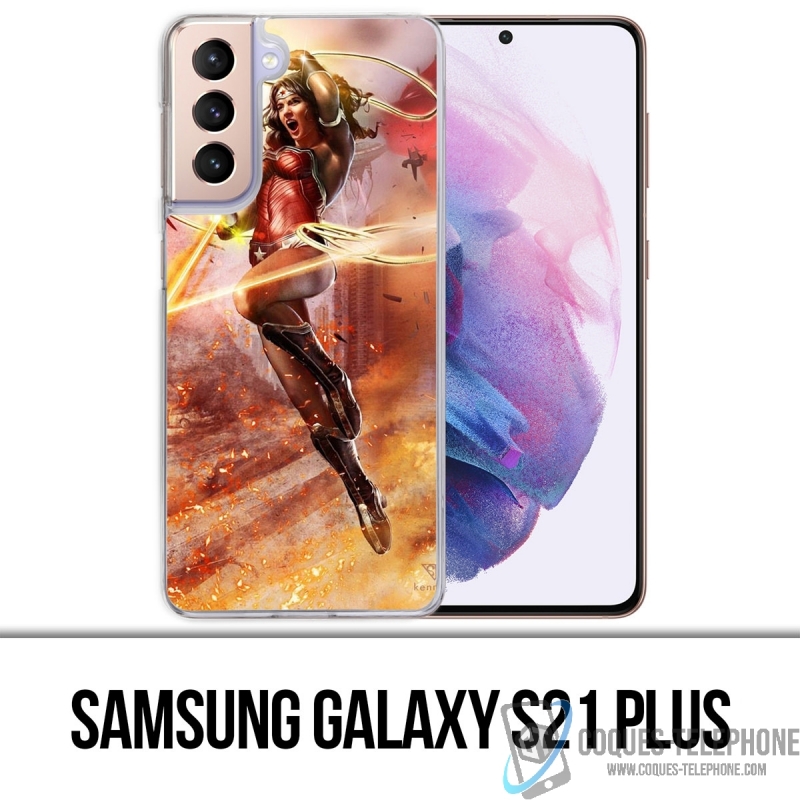Coque Samsung Galaxy S21 Plus - Wonder Woman Comics