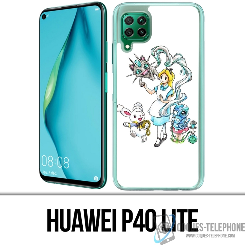 Coque Huawei P40 Lite - Alice Au Pays Des Merveilles Pokémon