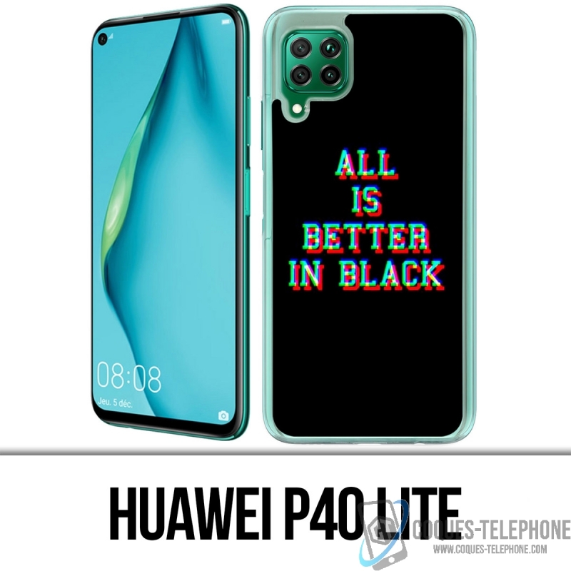 Funda Huawei P40 Lite - Todo es mejor en negro