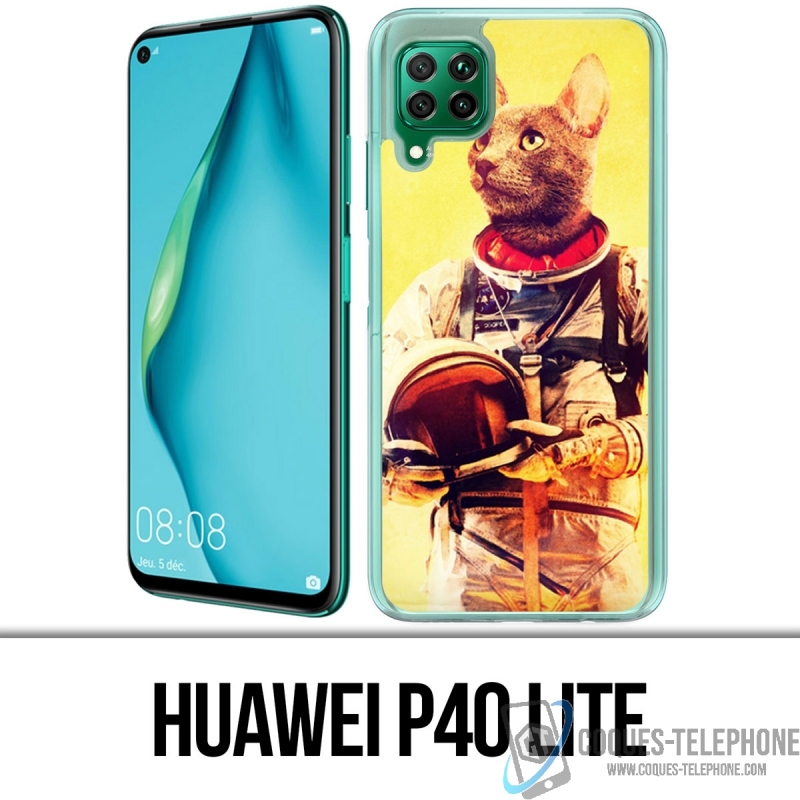 Custodia per Huawei P40 Lite - Gatto Astronauta Animale