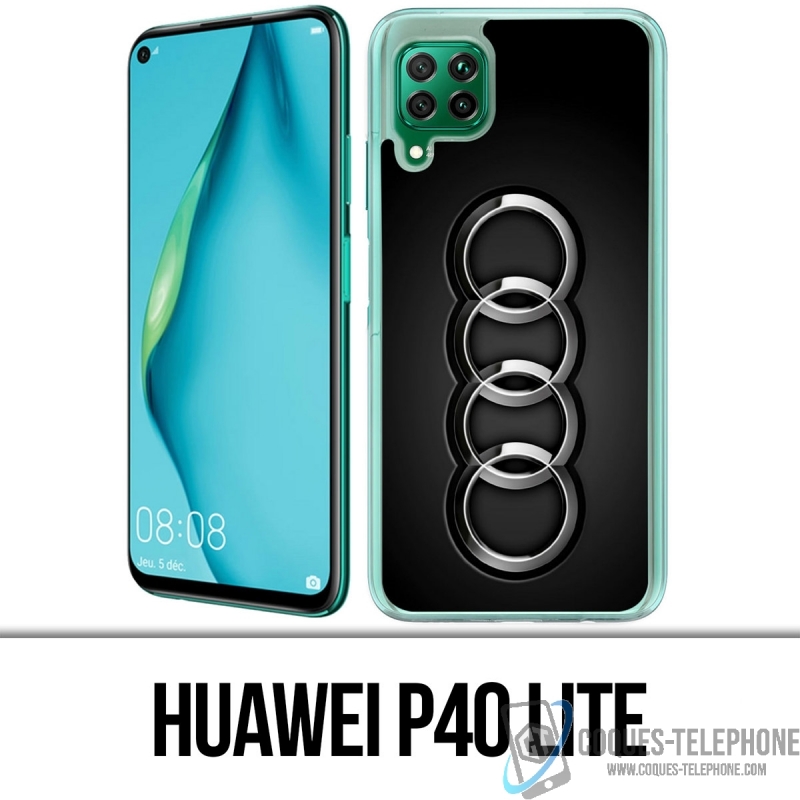 Coque Huawei P40 Lite - Audi Logo Métal