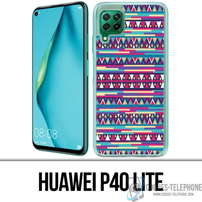 Coque Huawei P40 Lite - Azteque Rose