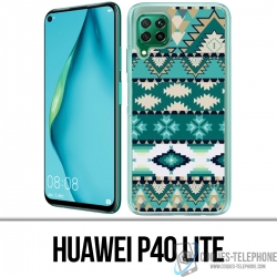 Coque Huawei P40 Lite - Azteque Vert