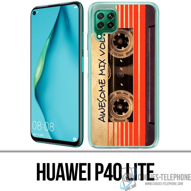 Funda para Huawei P40 Lite - Casete de audio vintage de Guardianes de la Galaxia