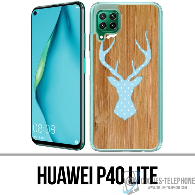 Funda Huawei P40 Lite - Pájaro de madera de ciervo