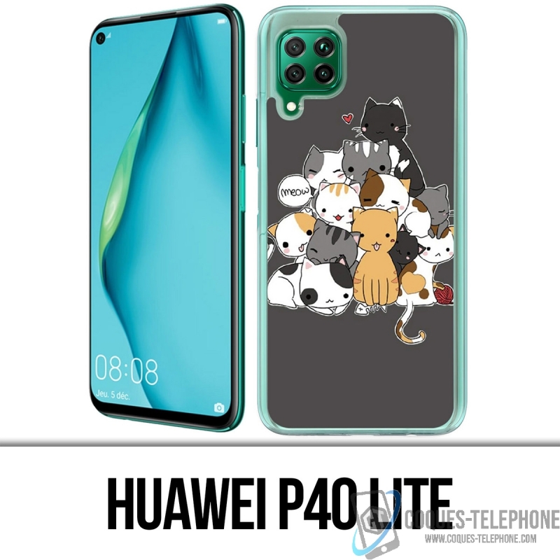 Huawei P40 Lite Case - Cat Meow