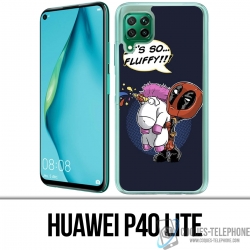 Coque Huawei P40 Lite - Deadpool Fluffy Licorne