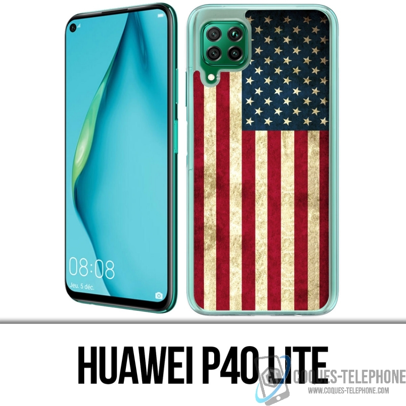 Coque Huawei P40 Lite - Drapeau Usa