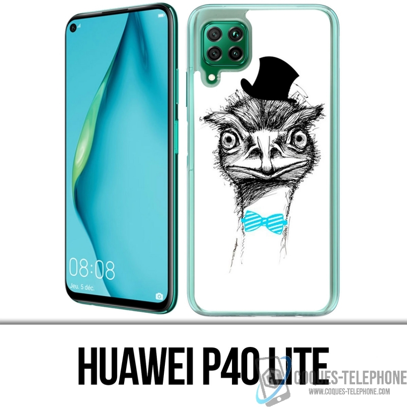 Funda Huawei P40 Lite - Divertida avestruz