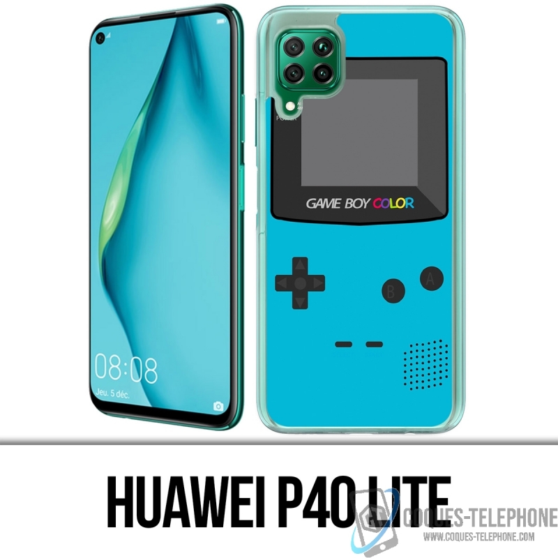 Funda Huawei P40 Lite - Game Boy Color Turquesa