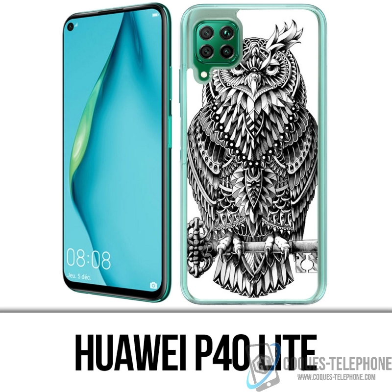 Coque Huawei P40 Lite - Hibou Azteque