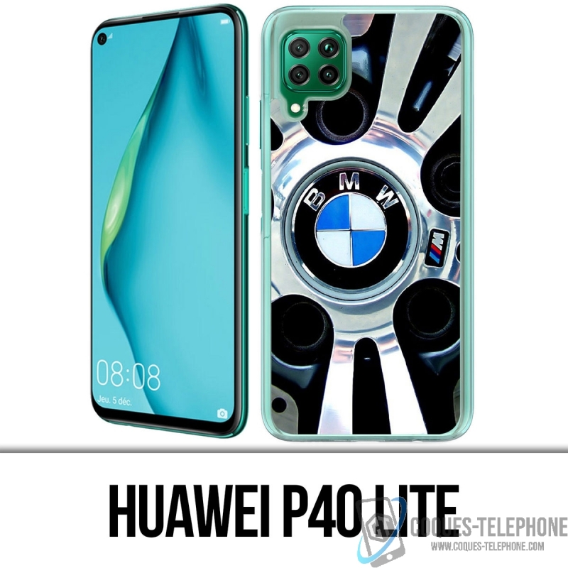 Funda Huawei P40 Lite - Borde cromado Bmw