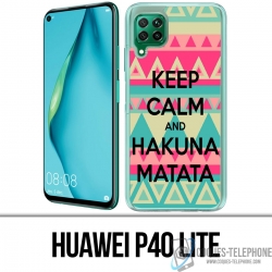 Coque Huawei P40 Lite - Keep Calm Hakuna Mattata