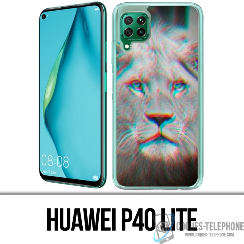 Coque Huawei P40 Lite - Lion 3D