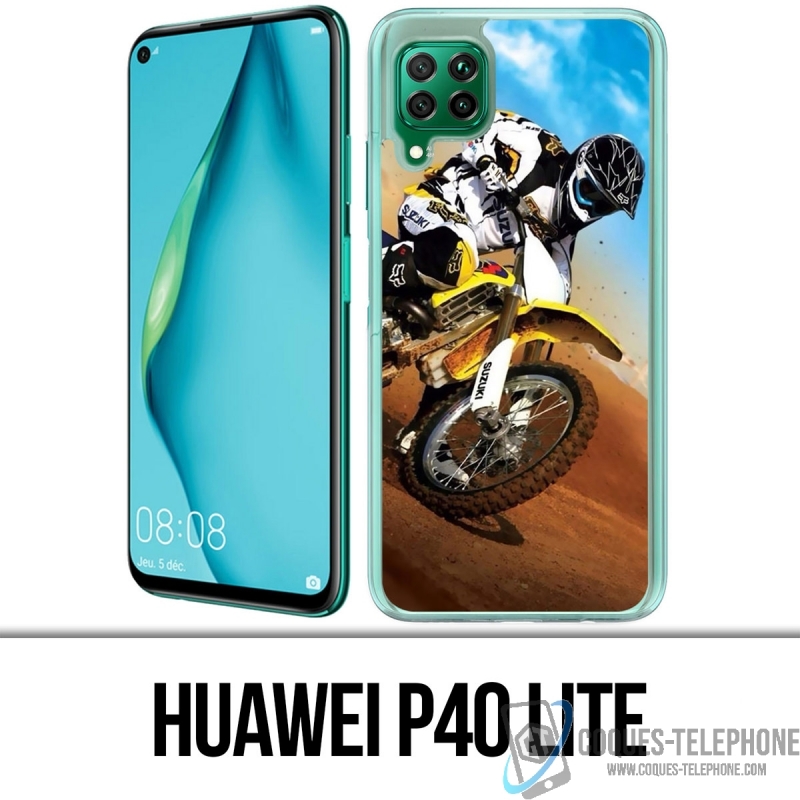 Coque Huawei P40 Lite - Motocross Sable