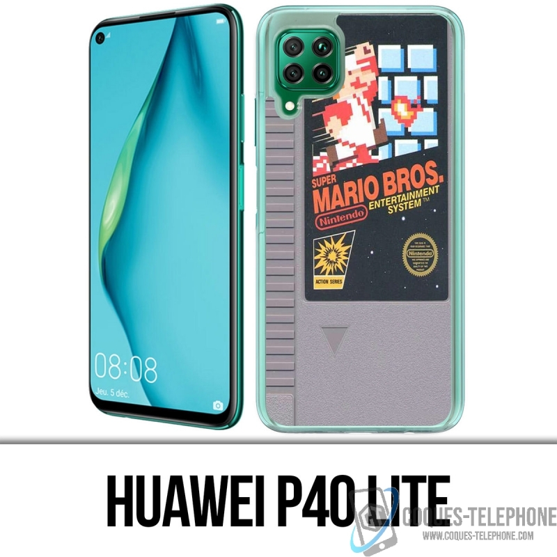 Funda Huawei P40 Lite - Cartucho Nintendo Nes Mario Bros