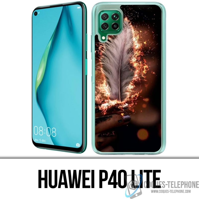 Huawei P40 Lite Case - Fire Feather