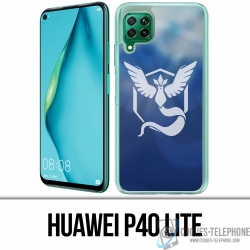 Huawei P40 Lite Case - Pokémon Go Team Blue Grunge