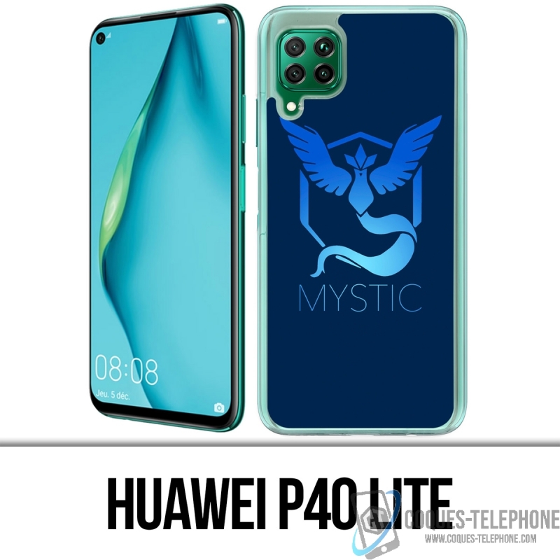 Coque Huawei P40 Lite - Pokémon Go Team Msytic Bleu