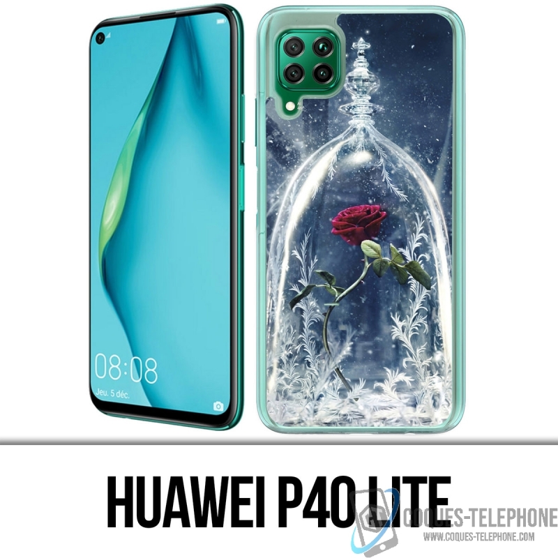 Coque Huawei P40 Lite - Rose Belle Et La Bete