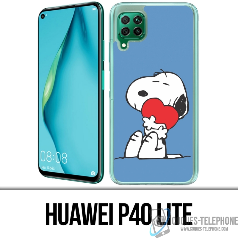 Custodia per Huawei P40 Lite - Snoopy Heart