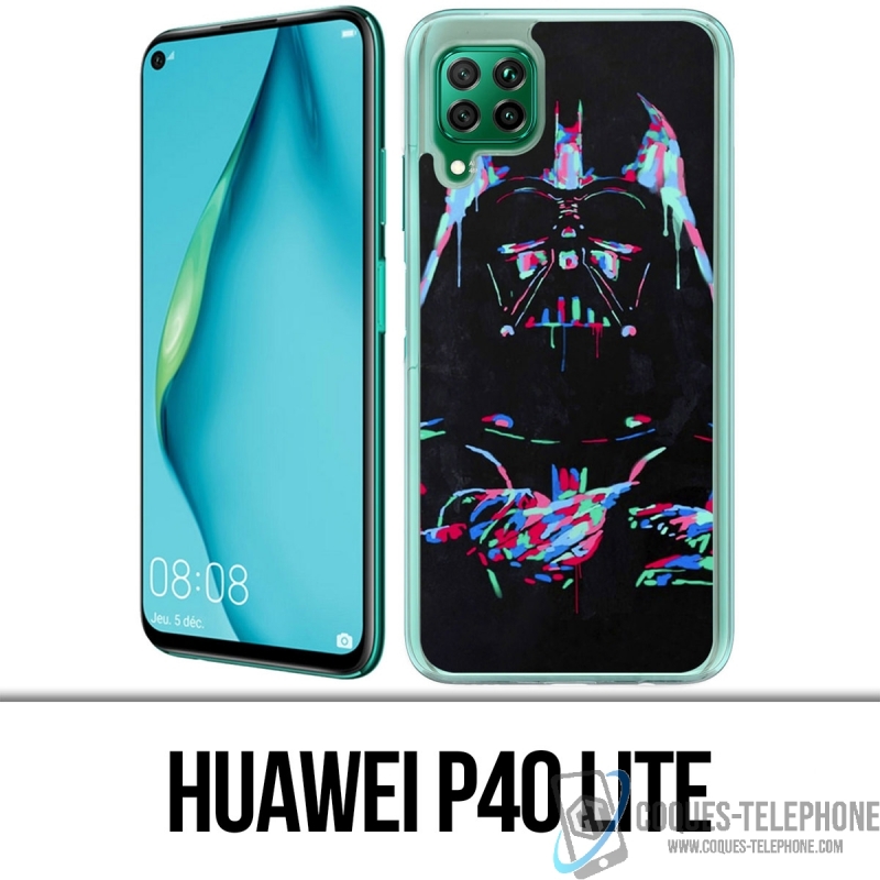 Funda Huawei P40 Lite - Star Wars Darth Vader Neon