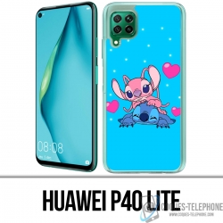 Coque Huawei P40 Lite - Stitch Angel Love