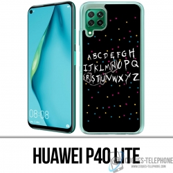 Huawei P40 Lite Case - Fremde Dinge Alphabet