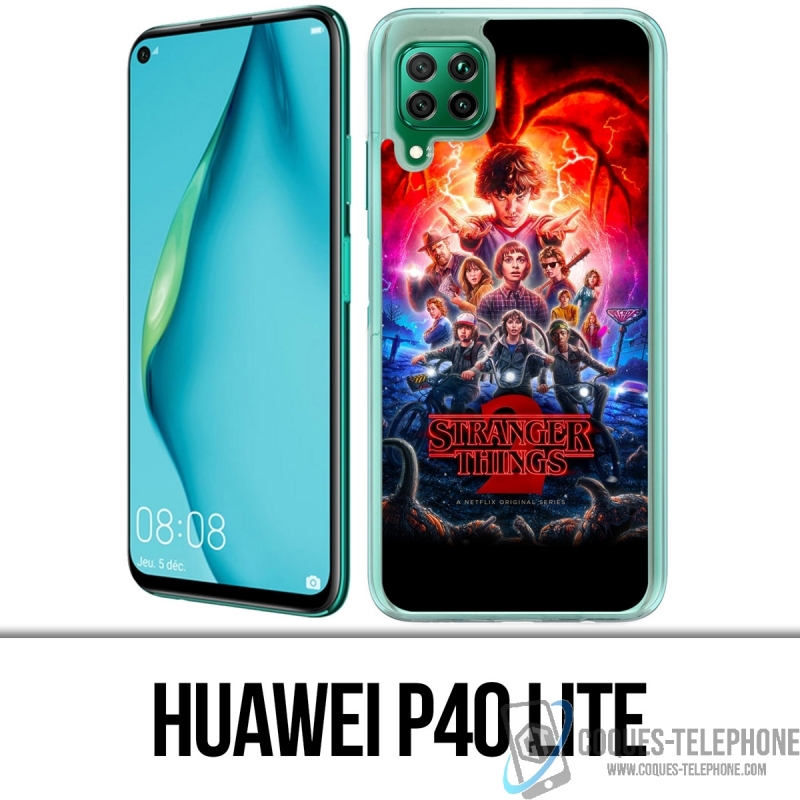 Funda Huawei P40 Lite - Póster de cosas extrañas 2
