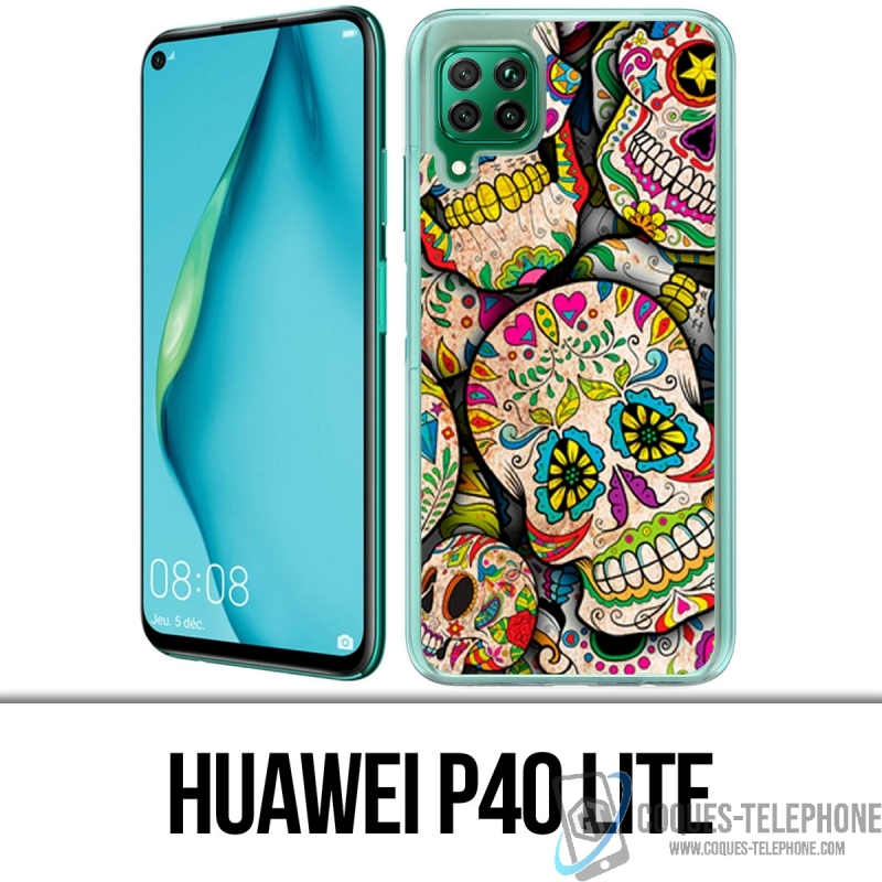 Funda Huawei P40 Lite - Calavera de azúcar