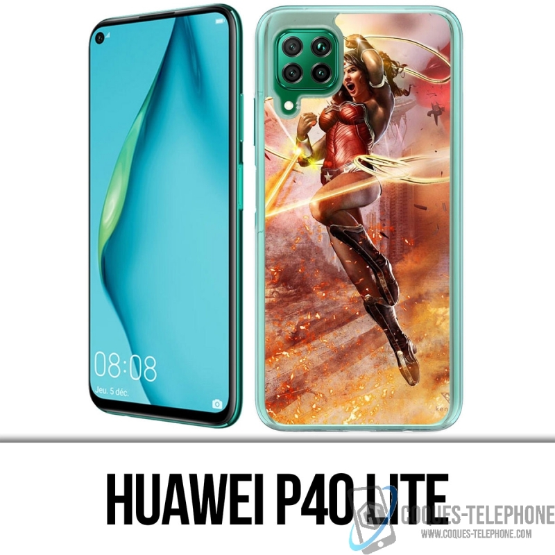 Funda Huawei P40 Lite - Comics de Wonder Woman