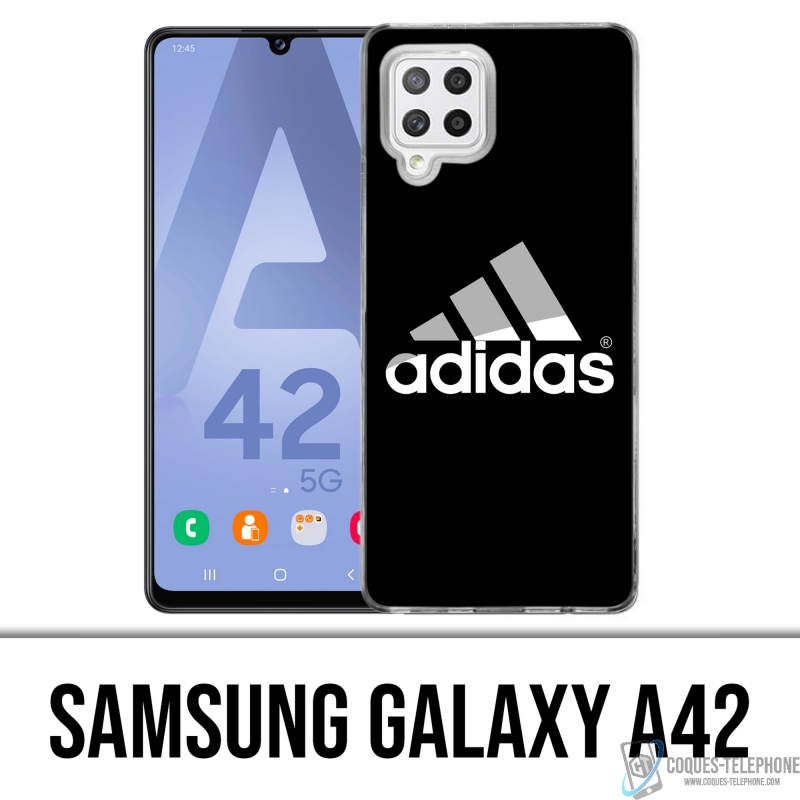 Coque Samsung Galaxy A42 - Adidas Logo Noir