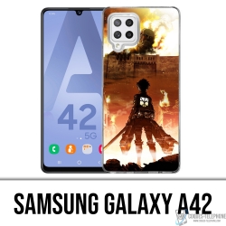 Samsung Galaxy A42 Case - Attak On Titan Poster