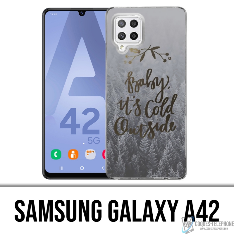 Coque Samsung Galaxy A42 - Baby Cold Outside